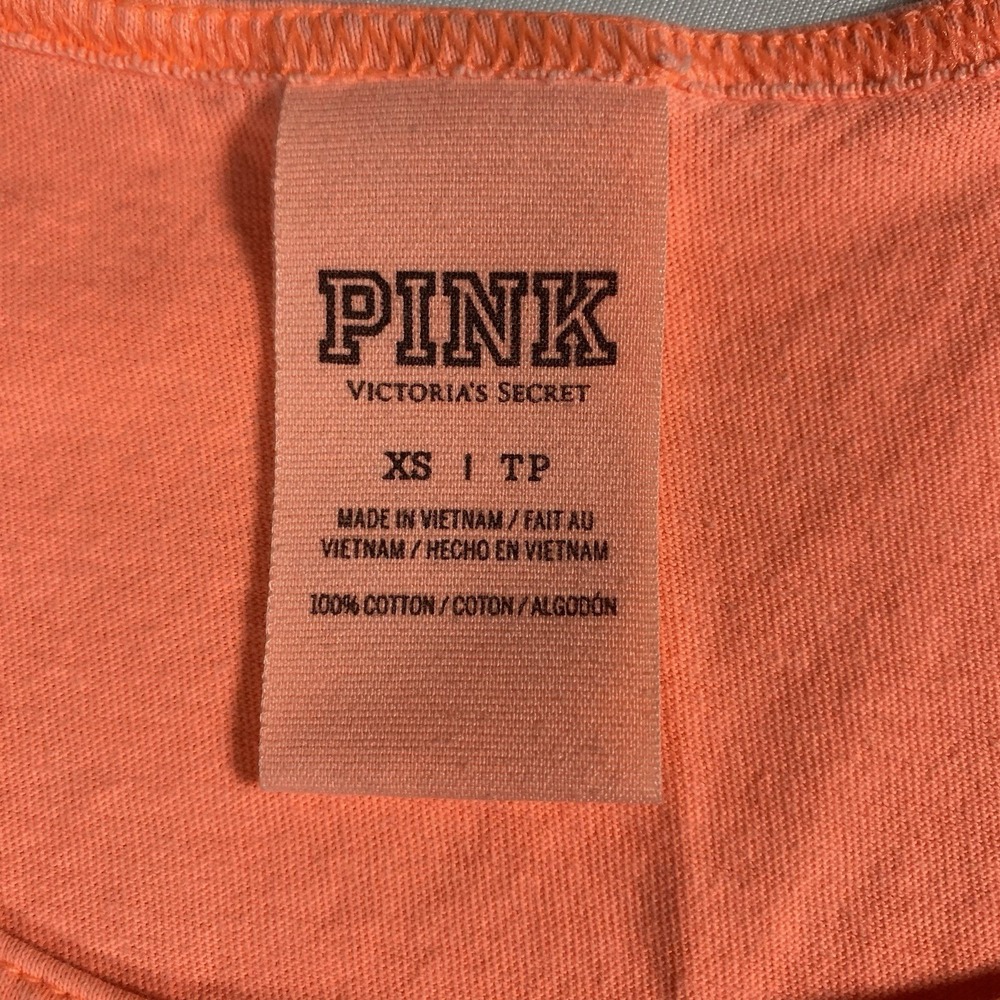 VICTORIA'S SECRET PINK SHELL YEAH GRAPHIC TANK TOP SIZE XSMALL - Picture 5 of 5